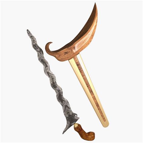 The kris and other traditional weapons from indonesia the kris (original name: 3d model keris sword
