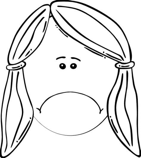 Sad Boy Black And White Clipart Clipart Suggest
