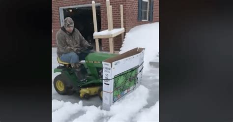 Redneck Snow Plow Puts All Americans To Shame