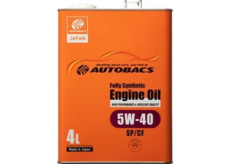 Autobacs 5w 40 Full Synthetic Engine Oil Spcf 4 Litre