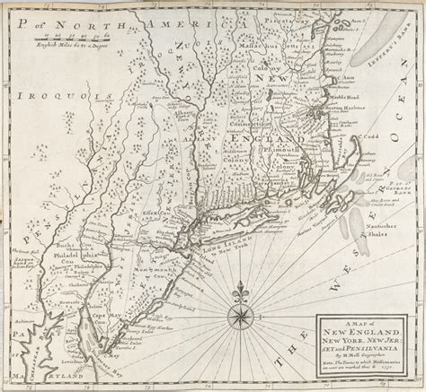 A Map Of New England New York New Jersey And Pensilvania Nypl
