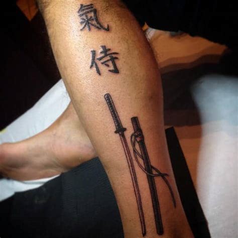 40 Katana Tattoo Designs For Men Japanese Sword Ink Ideas