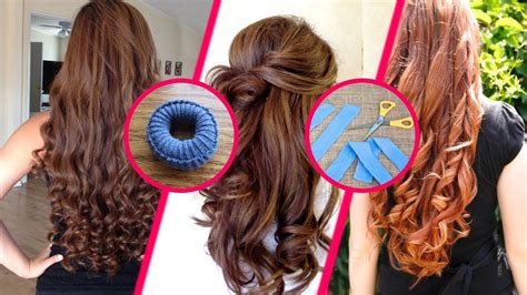 How To Curl Your Hair Without Heat Overnight YouTube