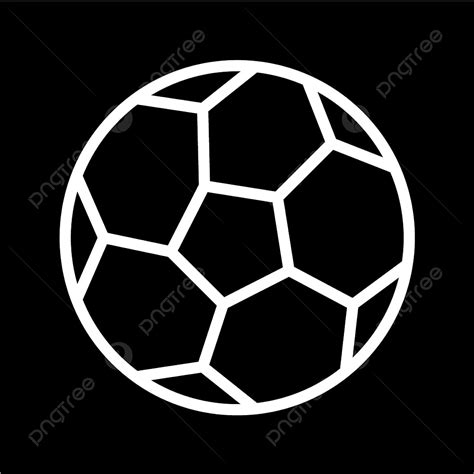 Gambar Ikon Sepak Bola Vektor Sepak Bola Bola Permainan Png Dan