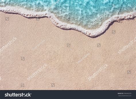 Soft Wave Blue Ocean On Sandy Stock Photo Edit Now 396969259
