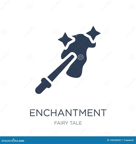 Enchantment Icon Trendy Flat Vector Enchantment Icon On White B Stock