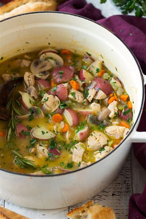 I use skinless, boneless chicken, only one tablespoon of olive oil, low sodium broth and lots of vegetables. Chicken Stew - Cooking Classy | Cooking classy, Chicken stew, Stew