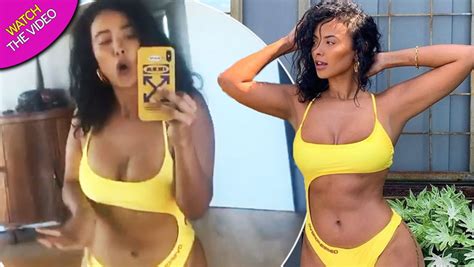 Maya Jama Looks Sensational As She Flashes The Flesh In Naked Illusion Video Daily Star