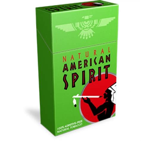 American Spirit Light Green Box Pops Liquors