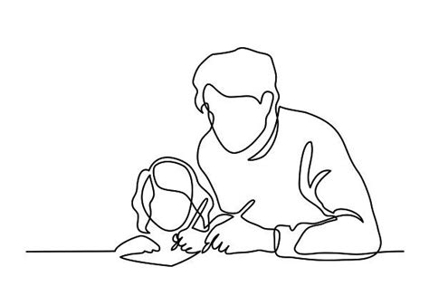 Before you even get to the shop you feel comfortable, you know where you're at, you know where you're going. Father and daughter writing letter | Father art, Line art ...