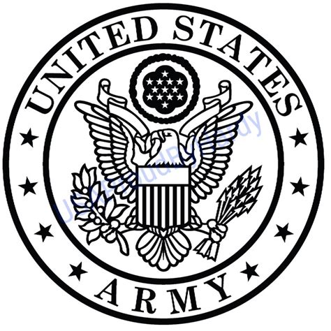 United States Army Seal Logo Svg Digital File Digital File Etsy