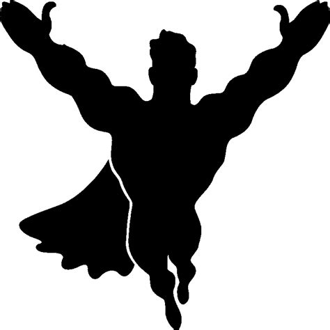 Sticker Wall Decal Superman Silhouette Clip Art Superman Png Download