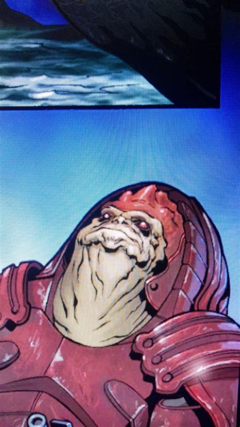 Official Art From The Genesis Dlc Comic Wrex Looks Like Emperor Palpatine Was His Daddy R