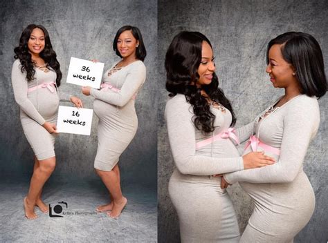 Identical Twin Sisters Who Are Pregnant At The Same Time Photos