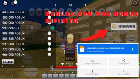 Mod Menu Roblox O Melhor Mod Apk Atualizado Com Robux Infinito 2022