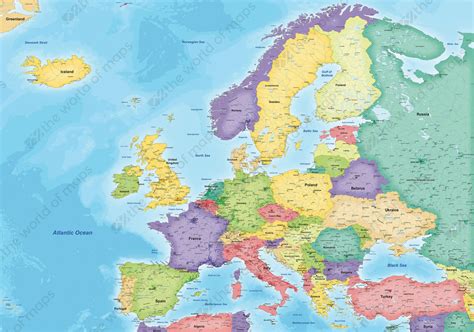 Digital Map Europe 840 The World Of