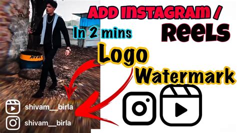 How To Add Instagram Logowatermark To Reels Apply Instagram And Reels