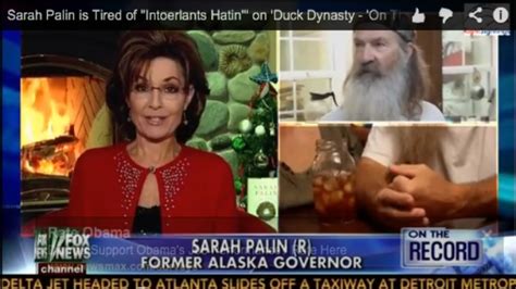 Sarah Palin On Phil Robertson Scandal Stop With The Intolerance The Hollywood Gossip