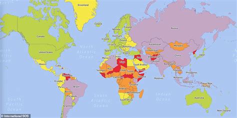 The Most Dangerous Countries In The World For 2021 Revealed Interactive Map Shows Libya Syria
