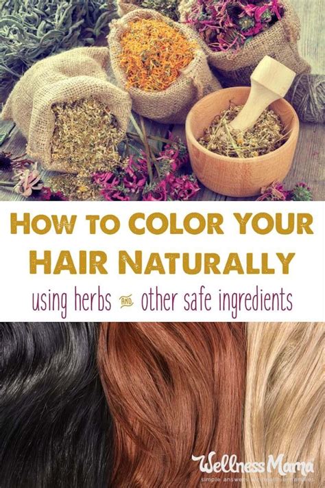Learn how to choose a color that matches your skin tone and highlights your face. Natural Hair Color Recipes | Wellness Mama