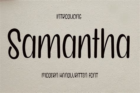 Samantha Font By Nya Letter · Creative Fabrica
