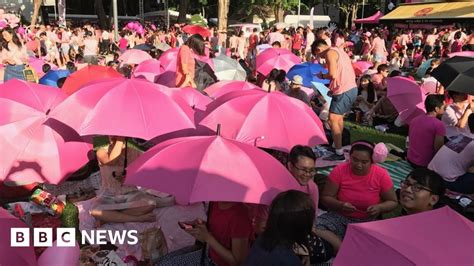 Singapore Lgbt Activists Hold Rally With No Foreigners Bbc News