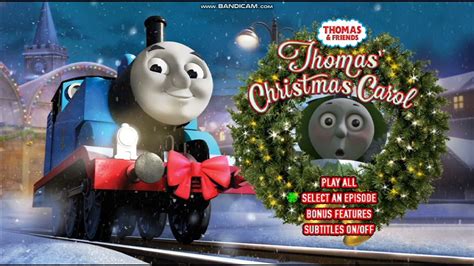 Thomas And Friends Uk Dvd Menu Walkthrough Thomas Christmas Carol Youtube