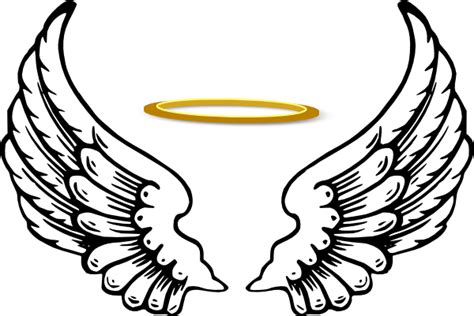 Angel Halo With Wings Clip Art At Vector Clip Art Online