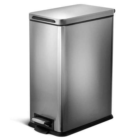 The pioneer woman's trash can collection from walmart is our new obsession. Home Zone Living VA41837A 30 Liter / 8 Gallon Stainless ...