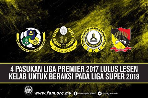 Sedia maklum, terdapat 20 pasukan termasuk norwich city, sheffield united dan aston villa yang. Empat Pasukan Liga Perdana 2017 Lulus Lesen Kelab Untuk ...