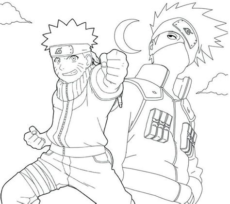 This drawing was made at internet users' disposal on 07 february 2106. Naruto Coloring Pages Kakashi from Naruto Coloring Pages ...