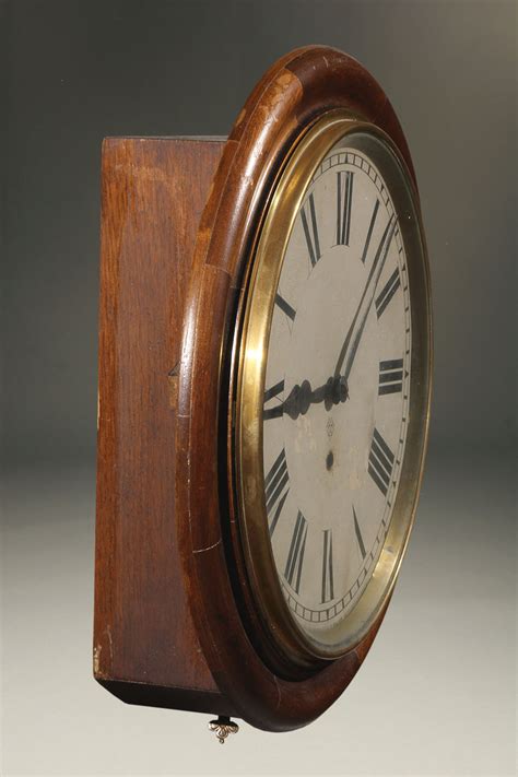 Antique Ansonia Gallery Clock With An 8 Day Movement And Walnut Case