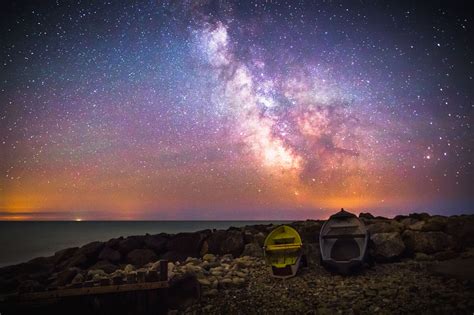 Stunning Milky Way Formation Above The Isle Of Wight