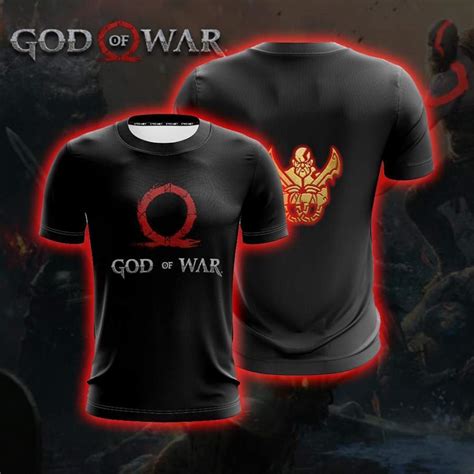 God Of War Kratos Omega Symbol Unisex 3d T Shirt Daisyfaith