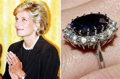 Estate 6.81ctw diamond sapphire 14kt w gold lady diana engagement ring #2.336589. How much is Princess Diana's ring worth today? - Quora