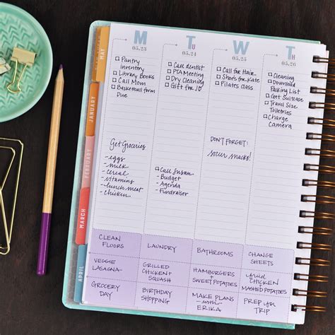 Vertical Layout Of The Weekly Planner Inkwell Planner Planner