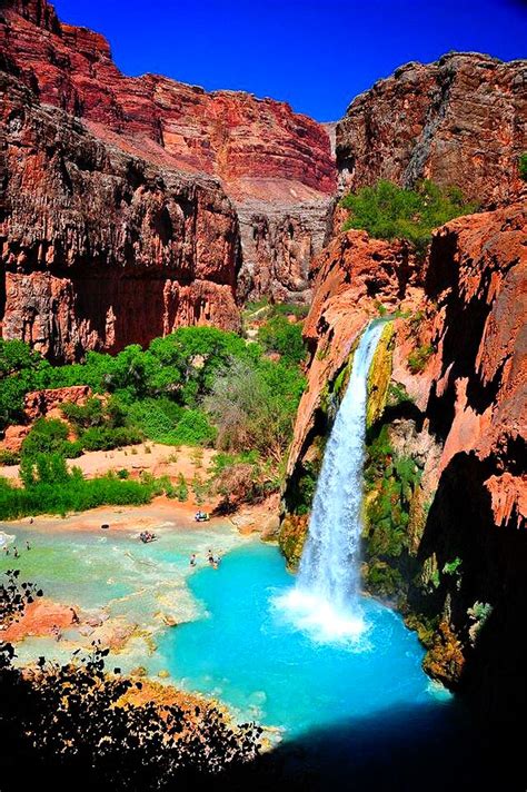 Havasu Falls Grand Canyonusa Cool Places To Visit Places To Travel