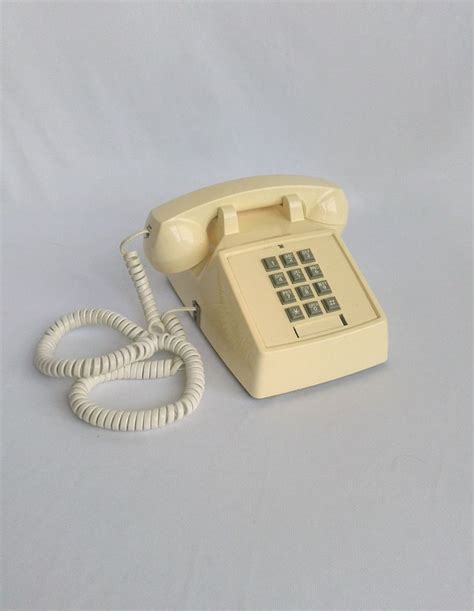 Vintage Phone Push Button Phone 80s Telephone Premier Telephone