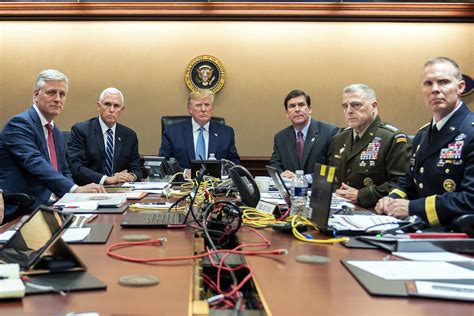 Situation Room 2 Photos Capture Vastly Different Presidents Ap News
