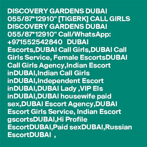 Discovery Gardens Dubai 0558712910 Tigerk Call Girls Discovery Gardens Dubai 0558712910