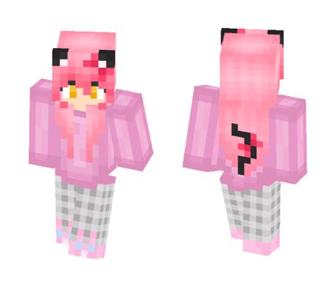 Download Kawaii Chan In Pajamas Minecraft Skin For Free