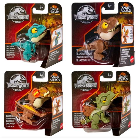 Jurassic World Snap Squad Attitudes Dinosaurio Figura 2021 Mattel Camp Cretaceous Shopee España