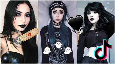 Cute Goth Girls Tik Tok Compilation 🖤🖤🖤 Youtube