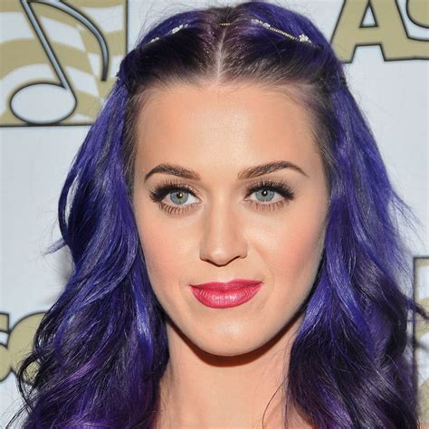 Katy perry looking incredible in this long hairstyle. These 20 Purple Hairstyles Will Make You Want to Dye Your ...