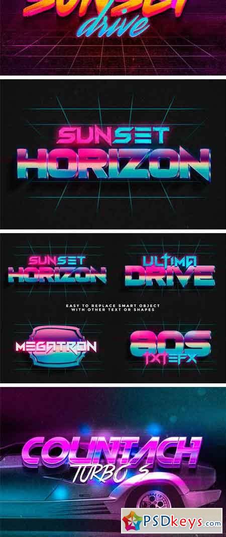 80s Text Effects Vol2 2199793 Free Download Photoshop Vector Stock