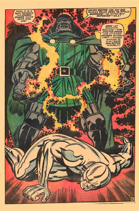 Fantastic Four 57 Dec66 55 Fn Wow Dr Doom And Silver Surfer