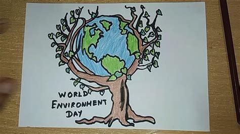 You can edit any of drawings via our online image editor before downloading. How to Draw World Environment Day Drawings for kids | Save ...