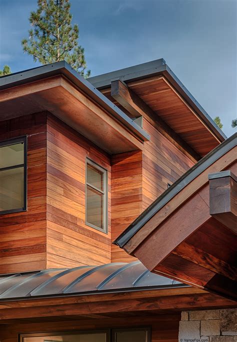 Cabin With Tigerwood Siding In Truckee Ca Built By Nsm Construction