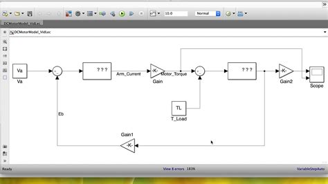 Dc Motor Model In Simulink Lec 02 Youtube