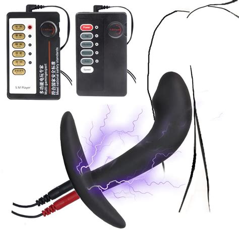 Anal Plug Electro Butt Vibrator Bdsm Toys Speculum Dilator Prostate Stimulator Electric Shock